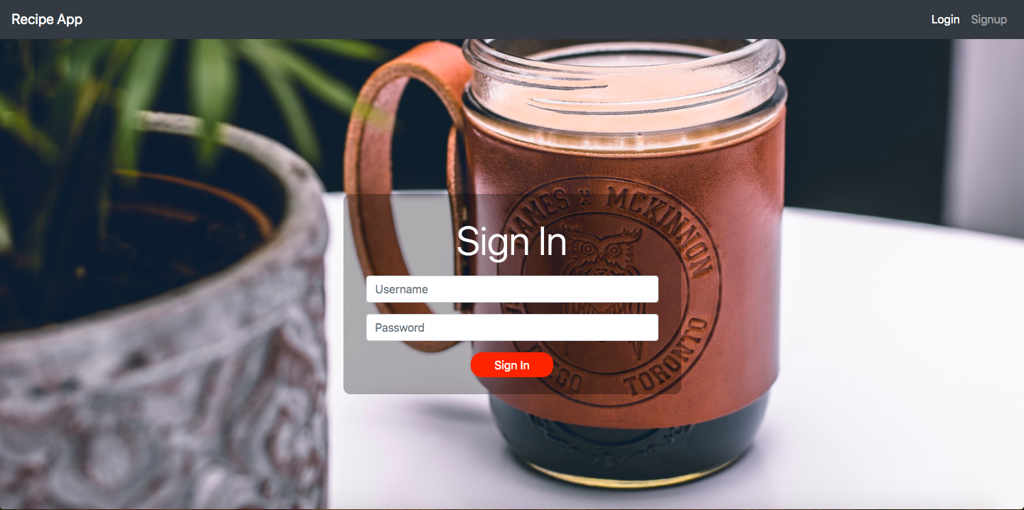 recipes app